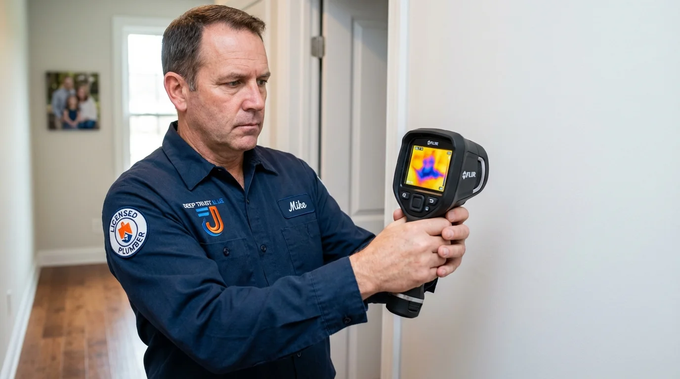 Thermal imaging leak detection by Johns Plumbing LLC in Yonkers
